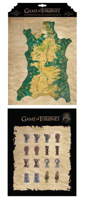 Mapa magnético de Westeros - Game of Thrones (novo)