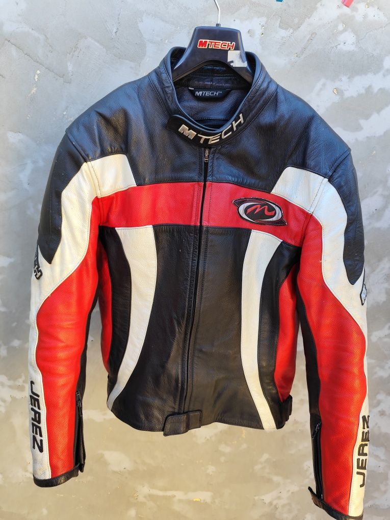 Vendo casaco motard em couro