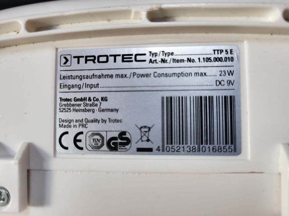 Осушувач повітря Trotec TTP 5 E