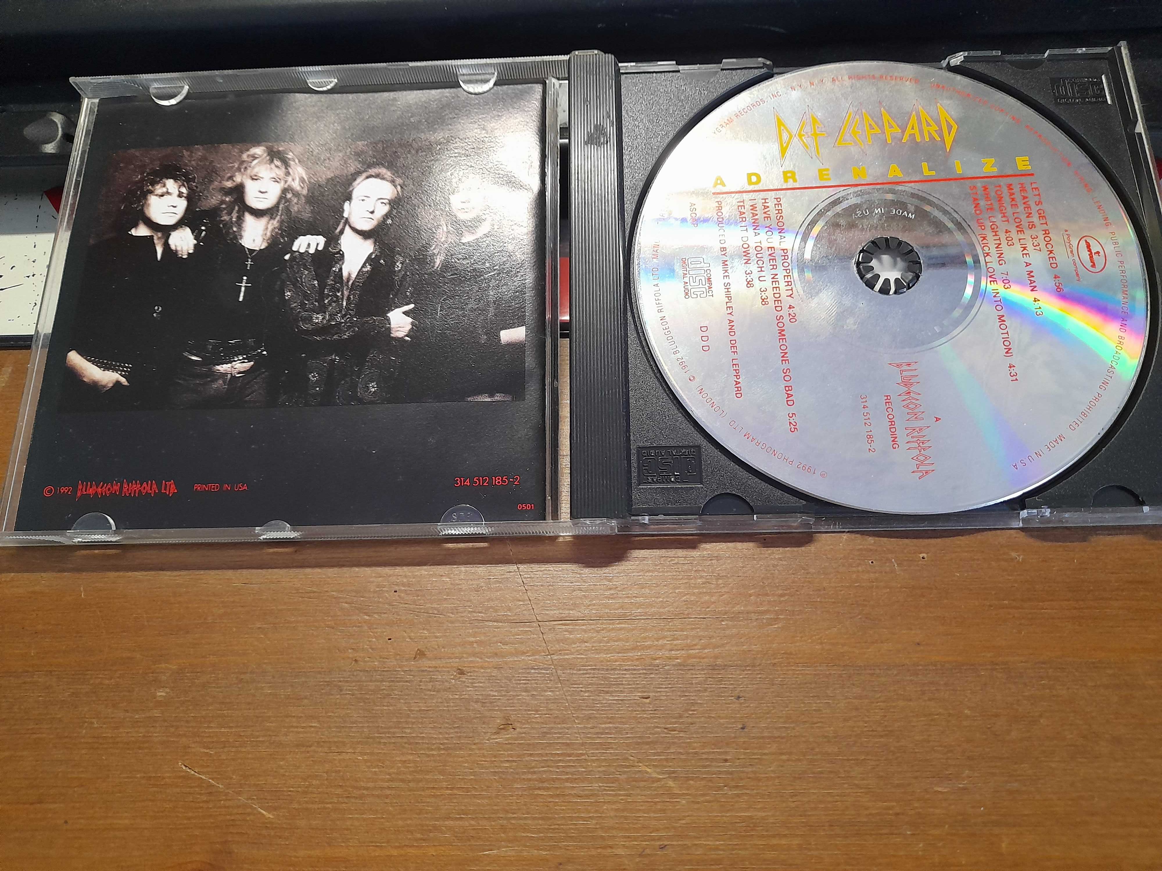 Pack de 3 Cds - Def Leppard (rock) em bom estado gravações originais.