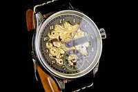 Zegarek Rolex pasówka , ręcznie robiony zegarek. Srebrny