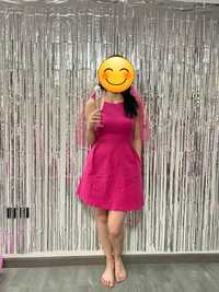 Рожева сукня, розмір s ,zara