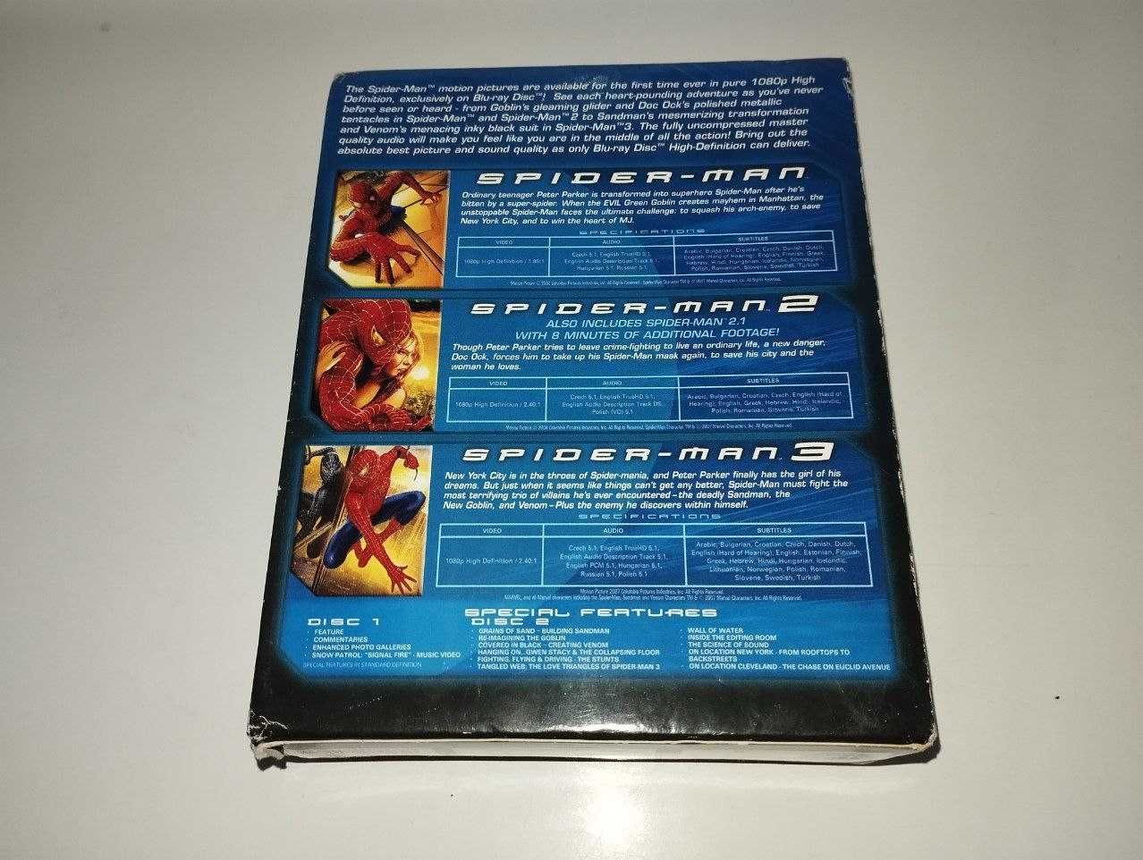 Spider-Man: The High Definition Trilogy (Spider-Man 1-3) [Blu-ray]