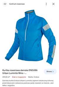 Nowa damska kurtka Endura Urban Luminite Wms 38/M , 10000mm rowerowa