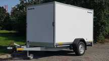 Przyczepa hamowana Brenderup Cargo 7260B drzwi 260x155x185 dmc 1000