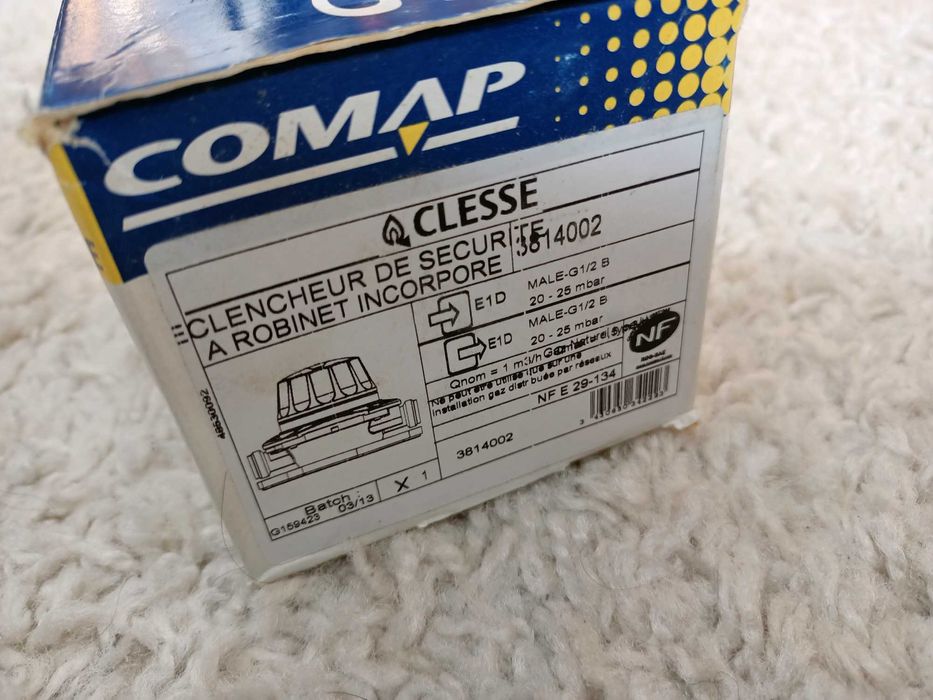 Zawór ODCINAJĄCY DO INSTALACJI gazowych CLESSE 3814 zawór gazowy