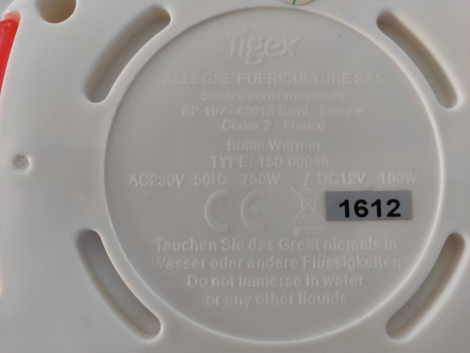 Aquecedor de biberões Tigex Express 60