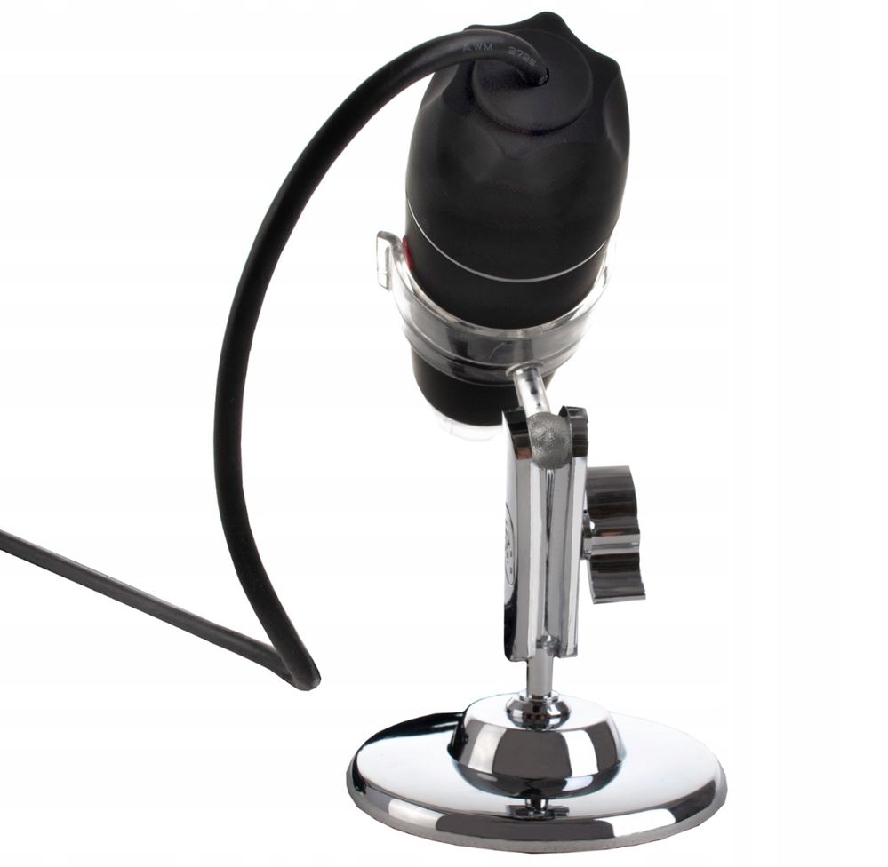 Mikroskop Cyfrowy Led Edukacyjny 1600x Duże Przybliżenie USB