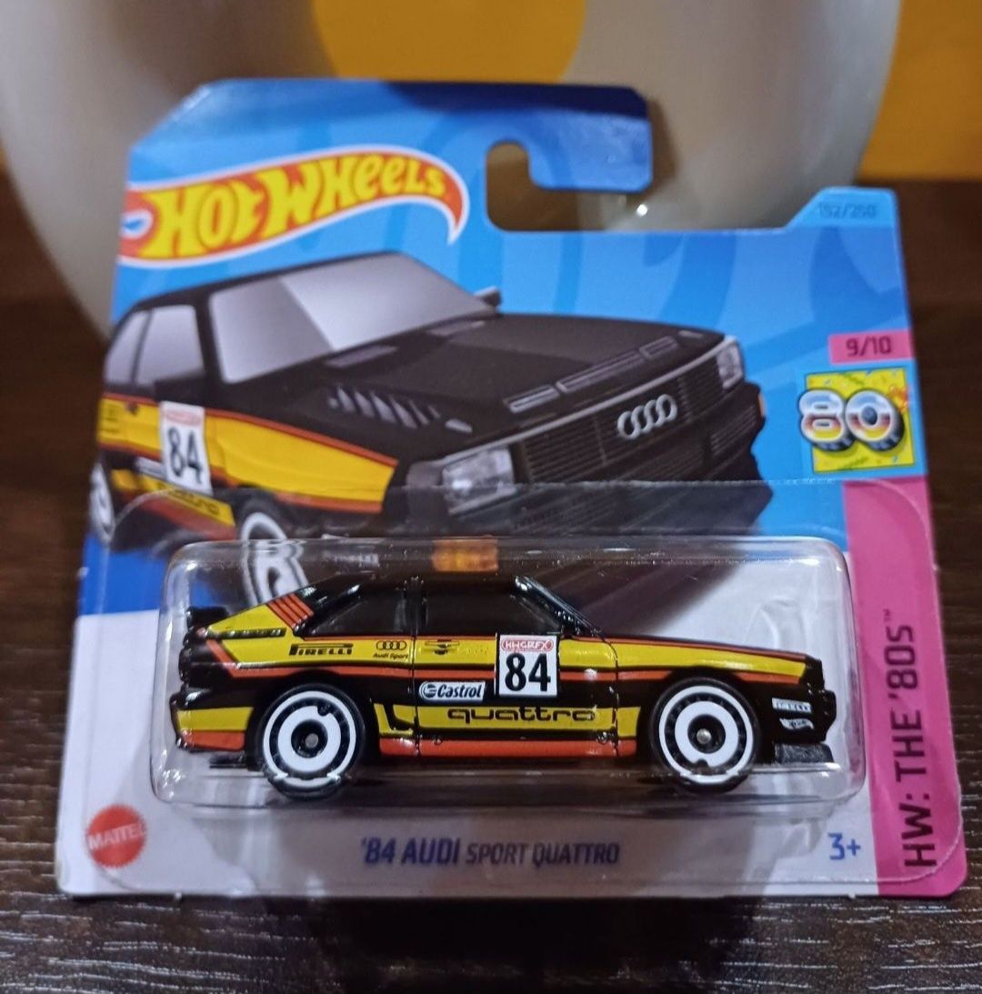 Hot Wheels 84 Audi Sport Quattro czarny