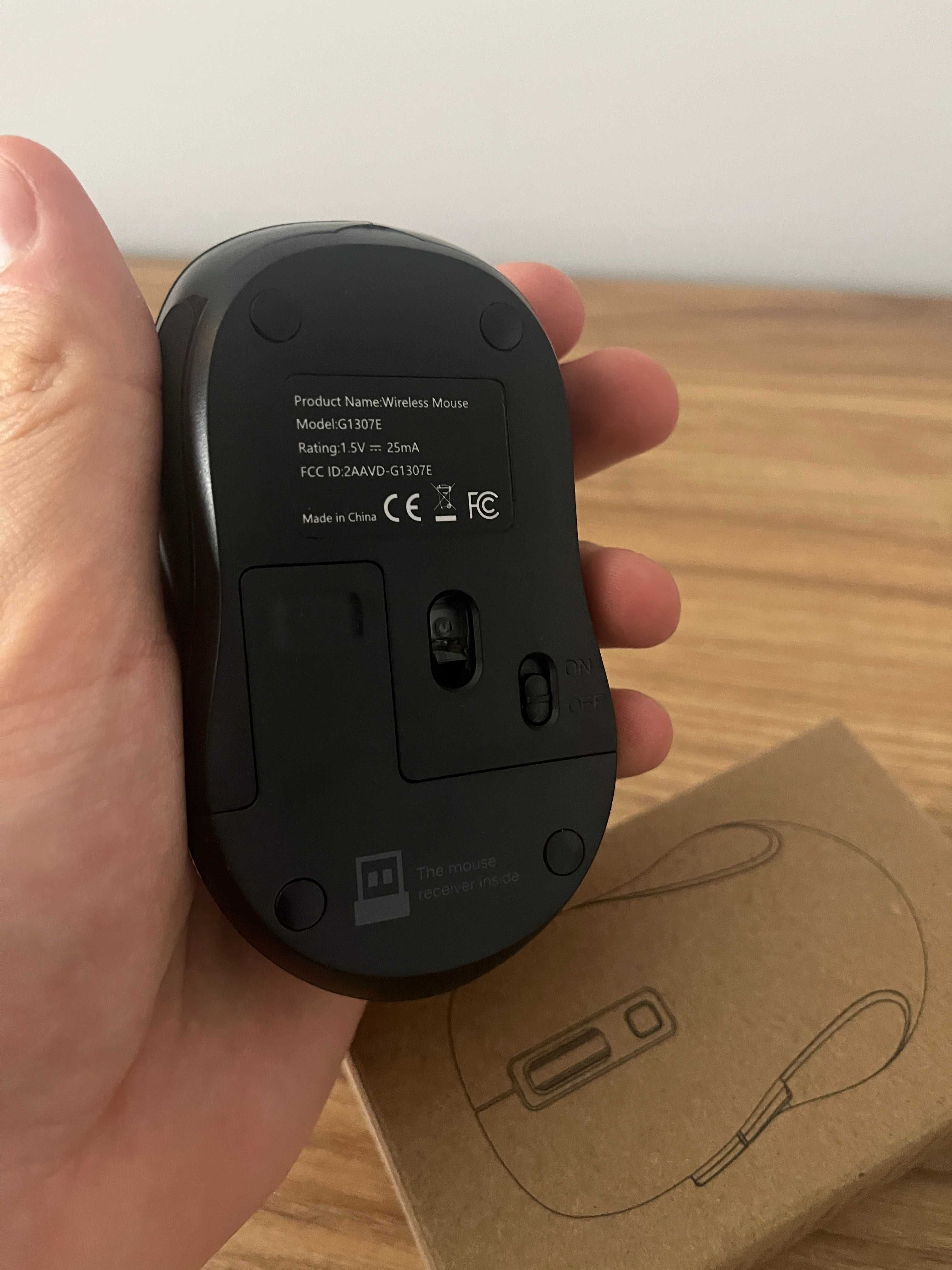Myszka bezprzewodowa MOUSE G1307E sensor optyczny - NOWA!