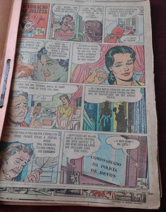 O Coração de Julieta - BD Anos 50 Raríssima