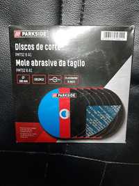 6x discos de corte - rebarbadora - Parkside