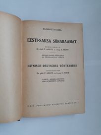 Słownik Eesti-saksa sõnaraamat, Estnisch-Deutsches W.