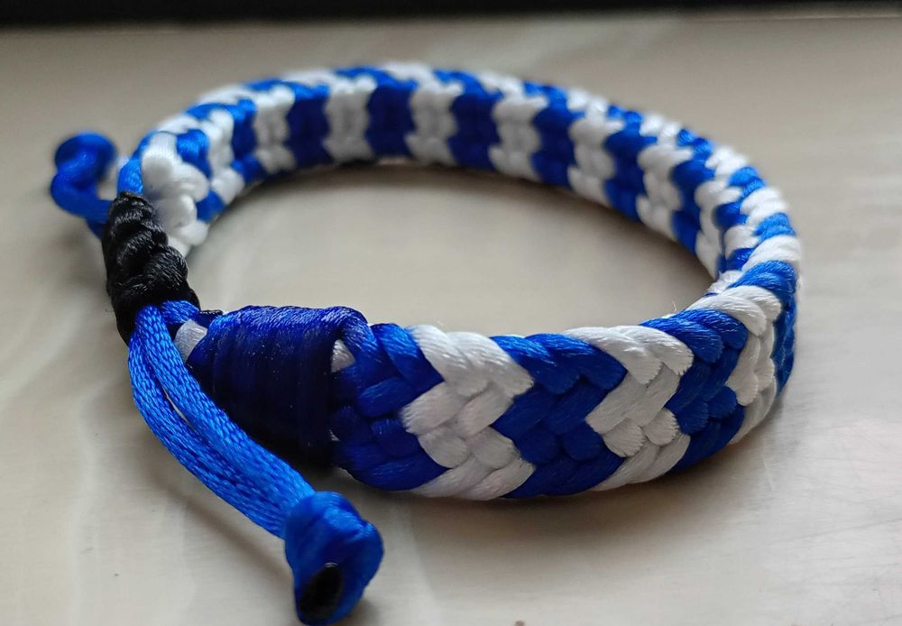 Bransoletka barwy Lech Poznań  bransoleta wzór3