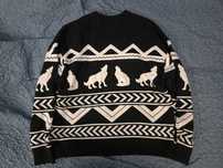 Wzorzysty sweter "Reserved"