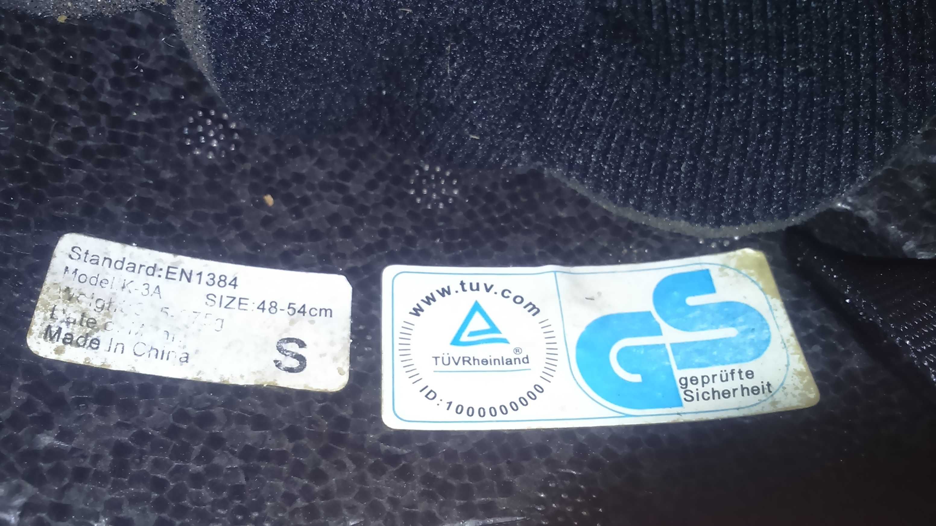 Kask jeździecki z certyfikatem 48-54cm (S)