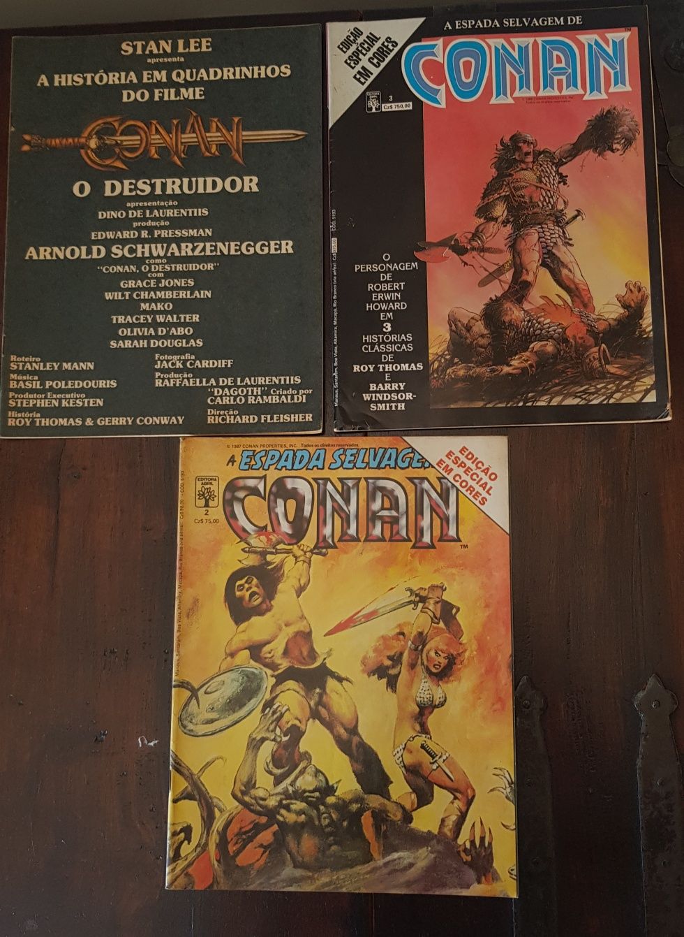 Espada Selvagem de Conan cores