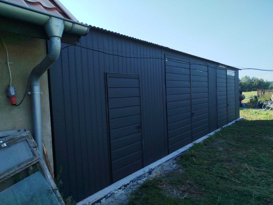 Garaż Dwustanowiskowy 7x5 GRAFIT PROMOCJA