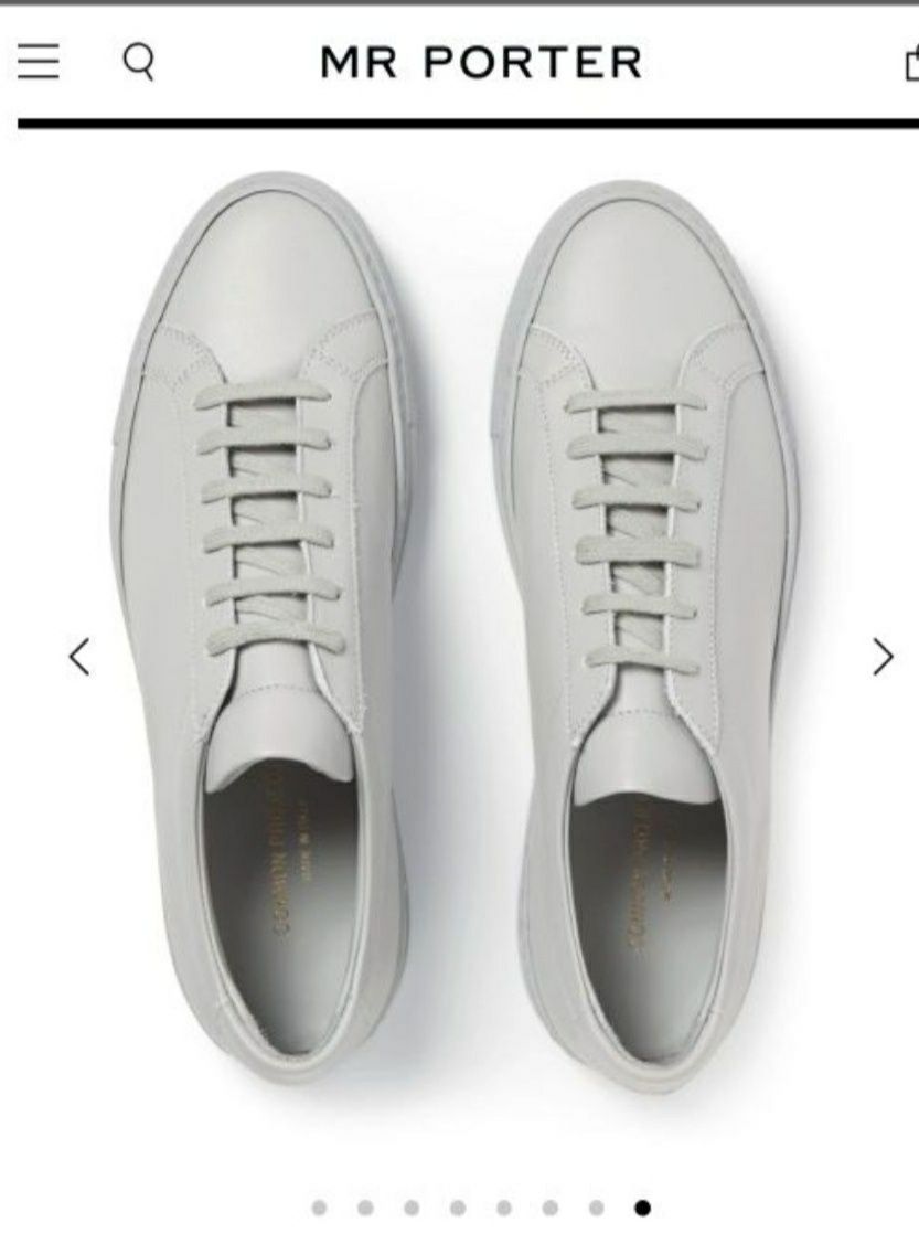 Common Projects кеды 46 р кожа Италия