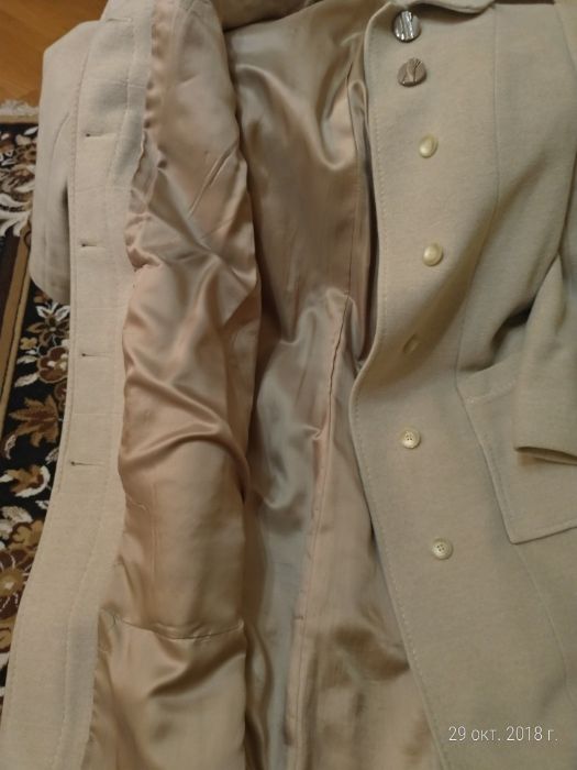 Пальто кашемировое классического кроя