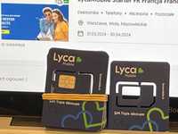 LycaMobile Starter FR Francja France, Français SIM Card Prepaid ACTIVE