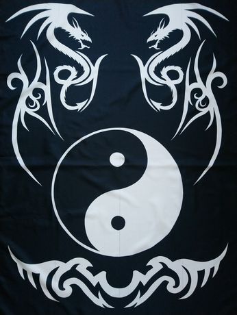 Плакат банер Інь Янь