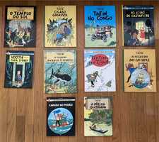 10 Livros das “Aventuras de Tim Tim”