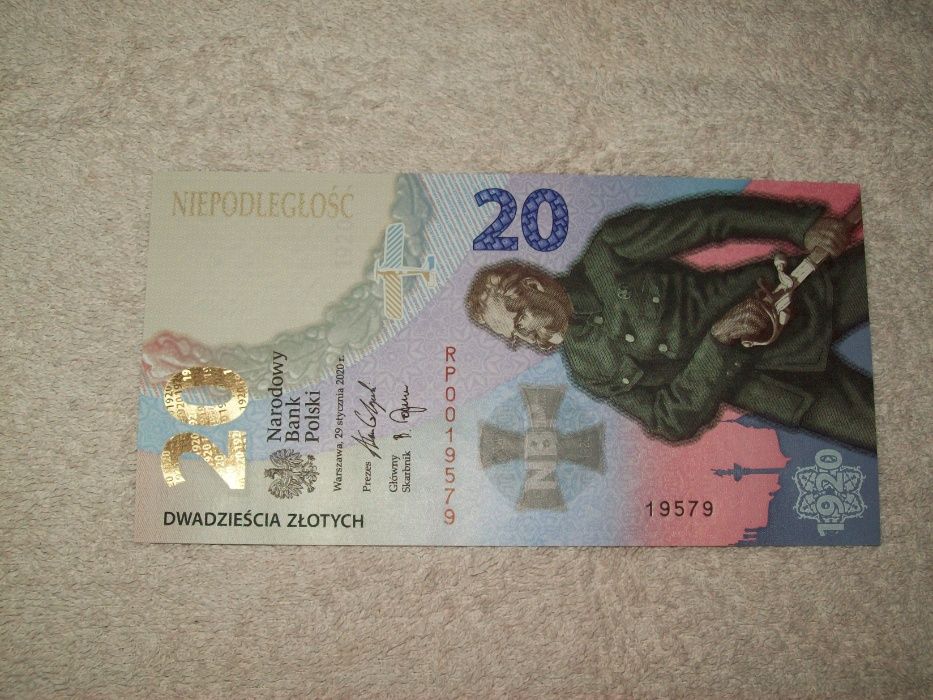 banknot 20 zl bitwa warszawska niepodległość 20 zl