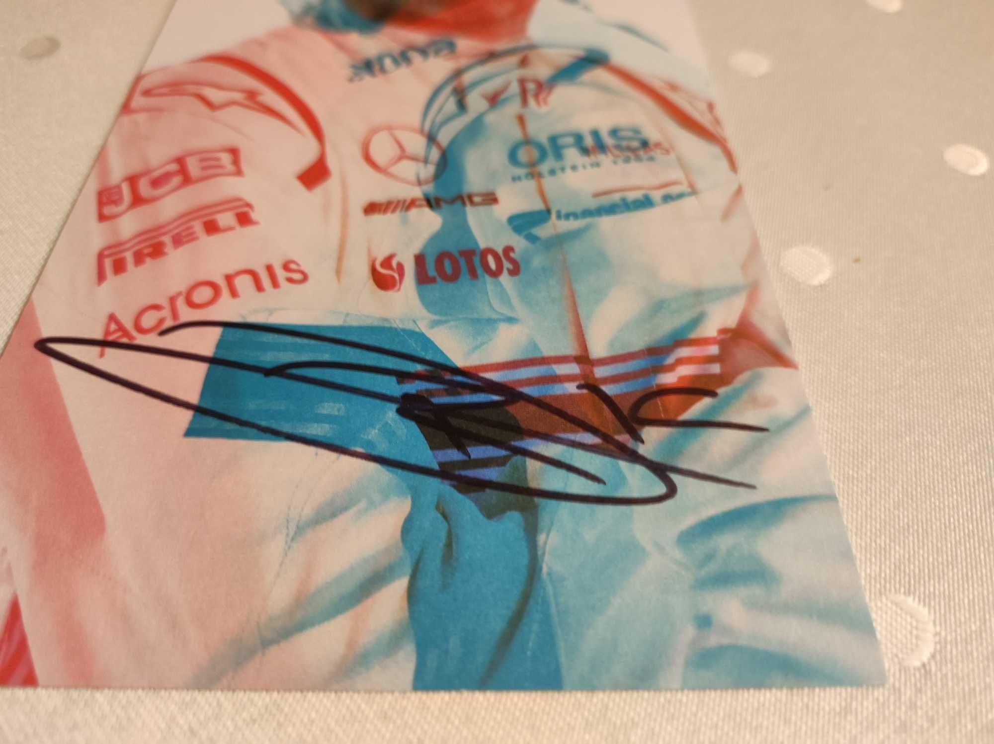 Karta Robert Kubica Autograf Podpis Williams Racing F1 Oryginalna