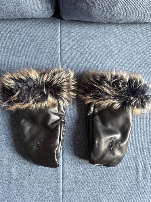 Mufki do wózka Junama z futerkiem, ocieplane na magnes