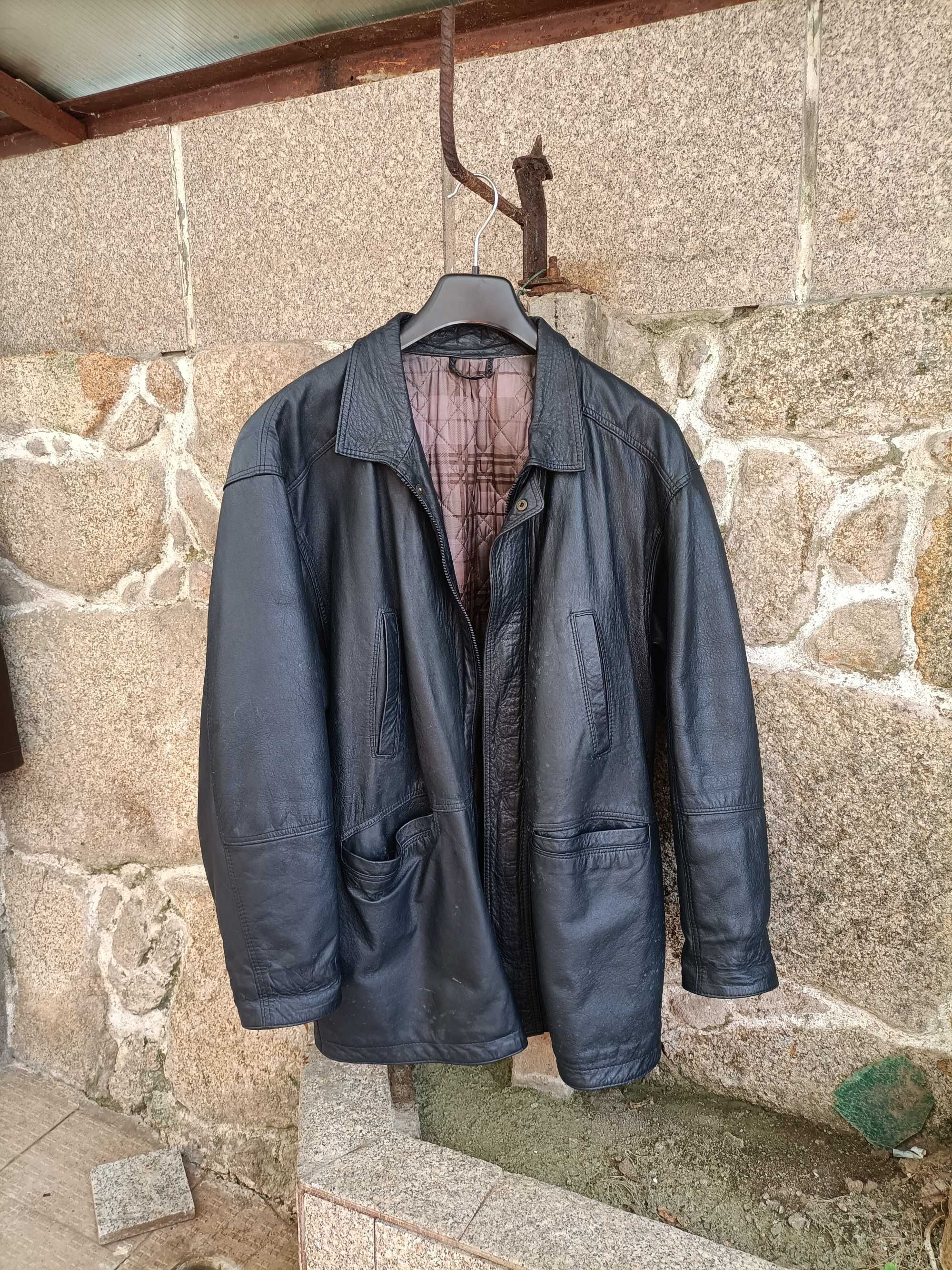 Parka em pele usada