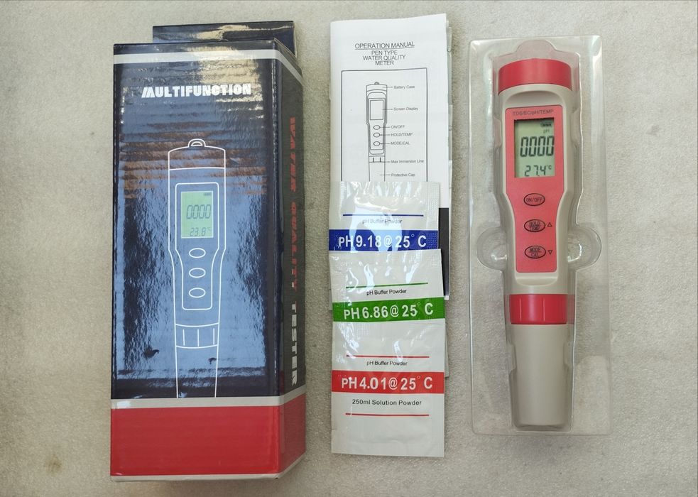 pH TDS метр, PH тестер кислотності і якості води