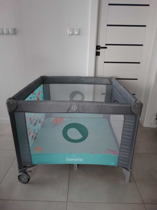 LIONELO MILLE Łóżeczko 2 w 1 Turystyczne i Kojec dziecięcy 100x100cm