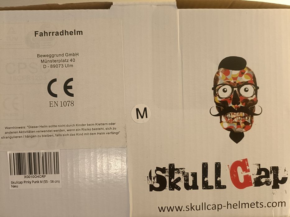 Capacete de bicicleta novo