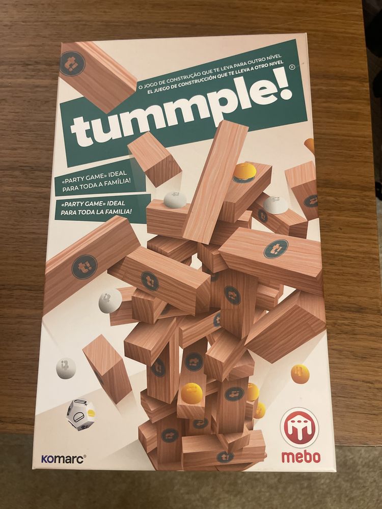 Jogo TUMMPLE (empilhar blocos madeira)