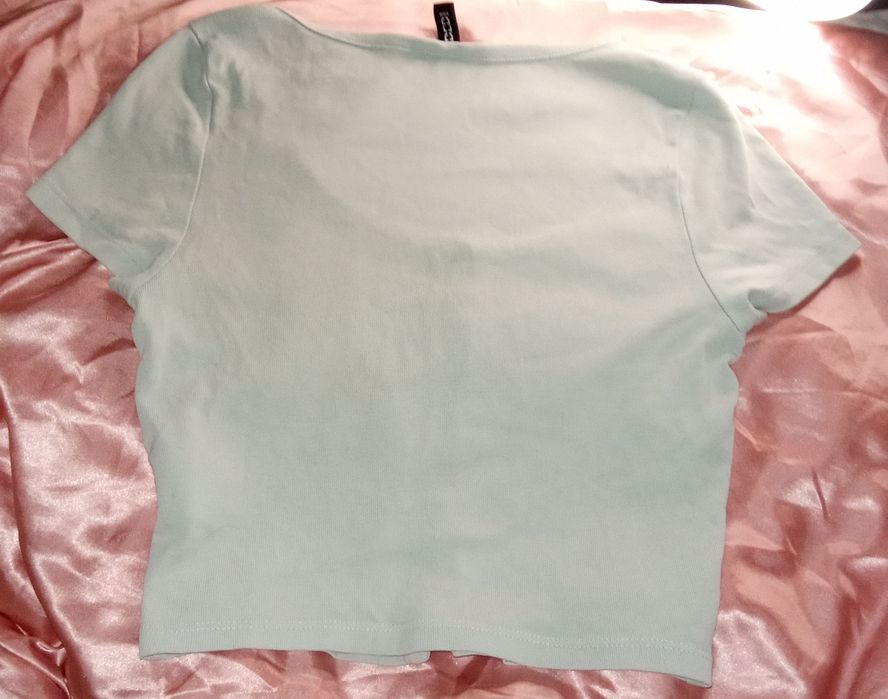 топік ніжно блакитного кольору H&M