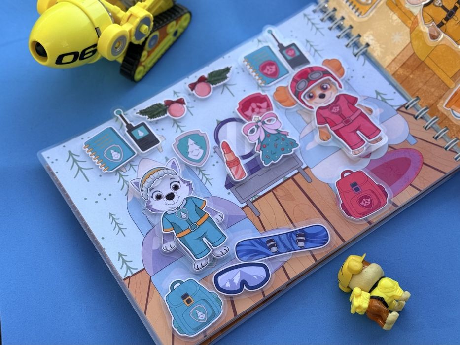 Альбом на липучках “Зимова місія” – Щенячий Патруль!