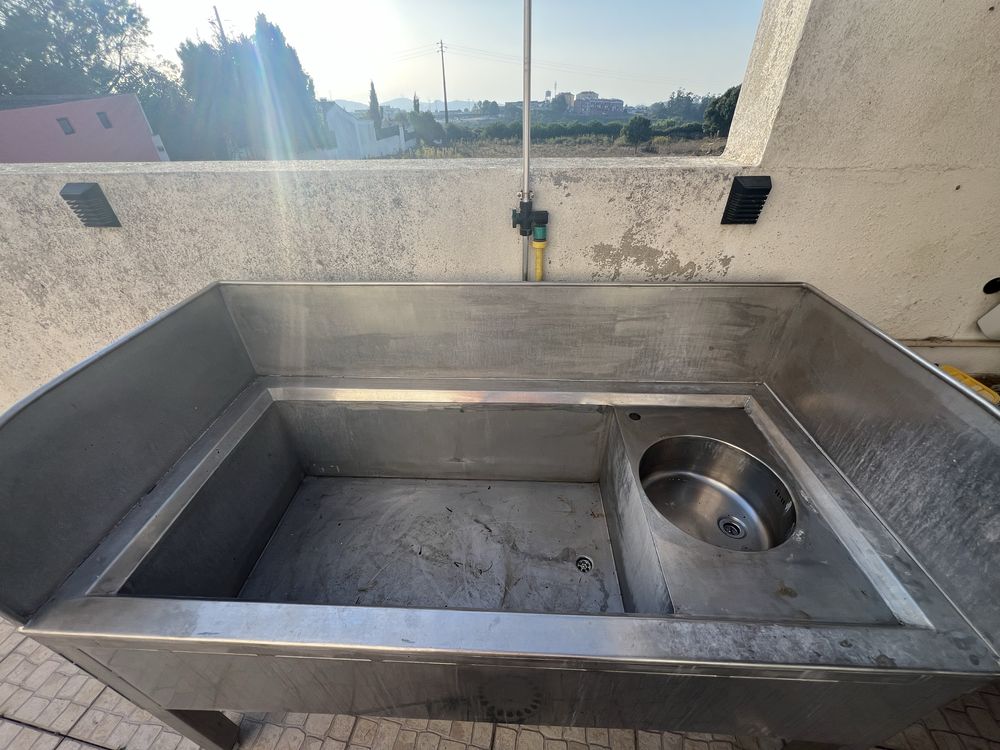 Balcao inox , Lava loiça em inox