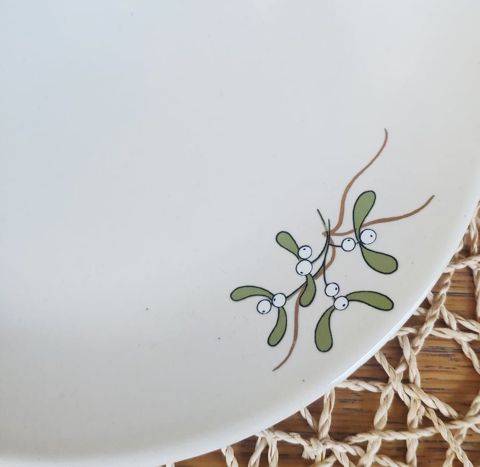 serwis obiadowy Porcelit Pruszków 12 osób vintage PRL