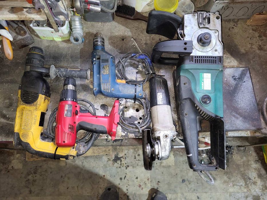 Болгарка, пилка, перфоратор, дрель, шуруповерт