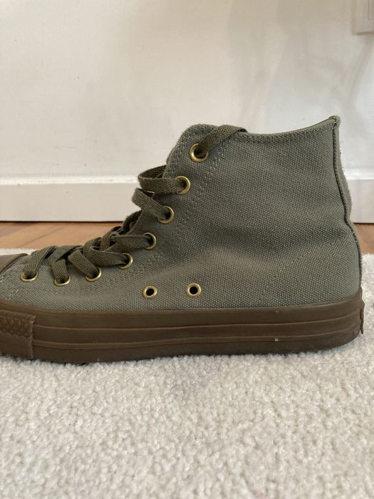 Botas all star verde tropa (USADOS APENAS UMA VEZ)