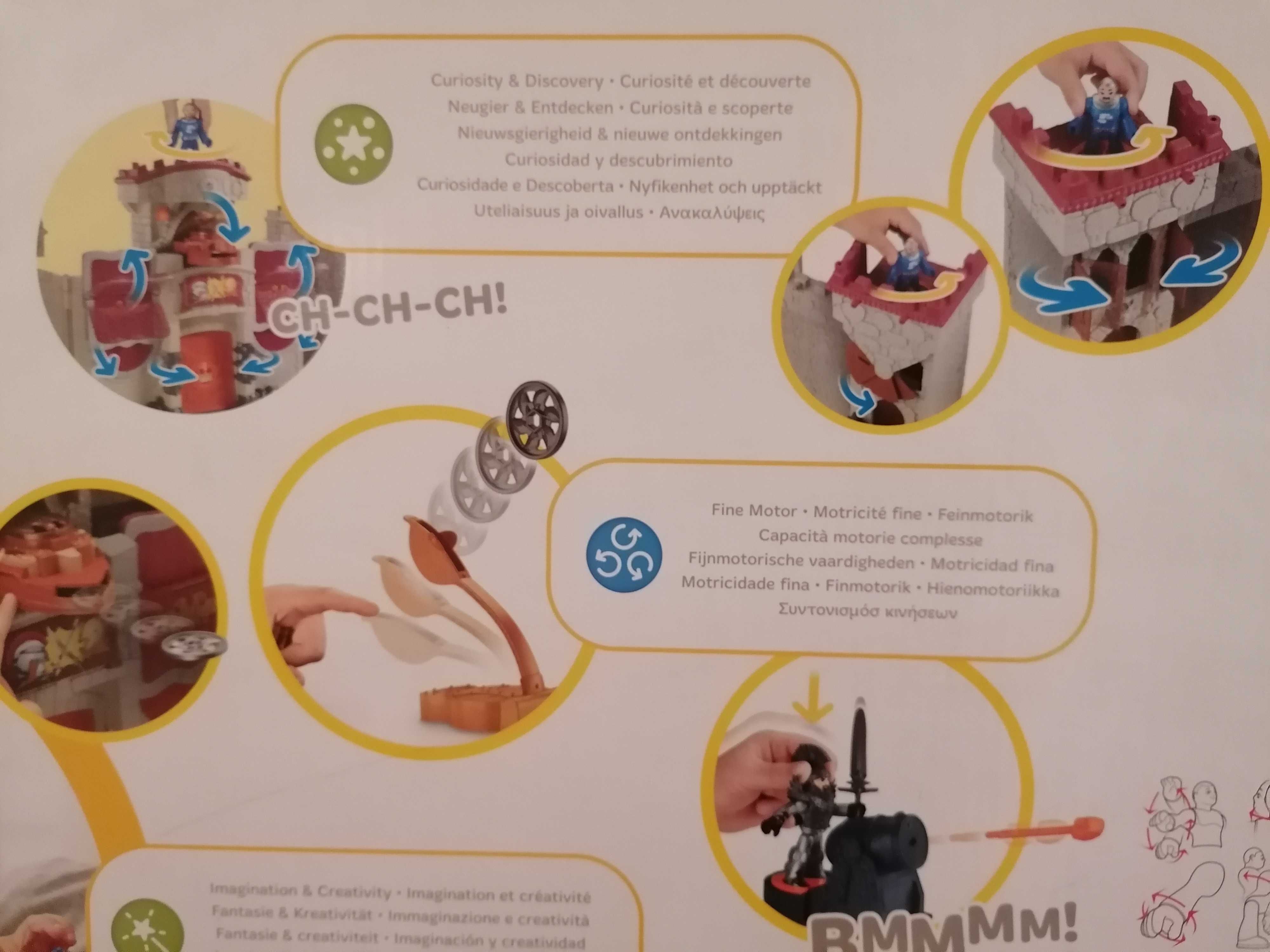 Castelo versátil Imaginext com variadas atividades