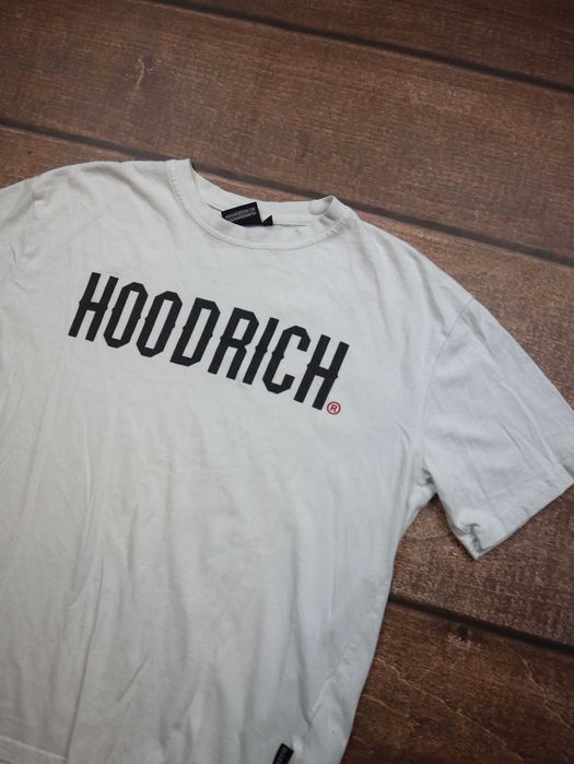 Hoodrich White Tee tshirt black logo biała koszulka z krótkim rękawem