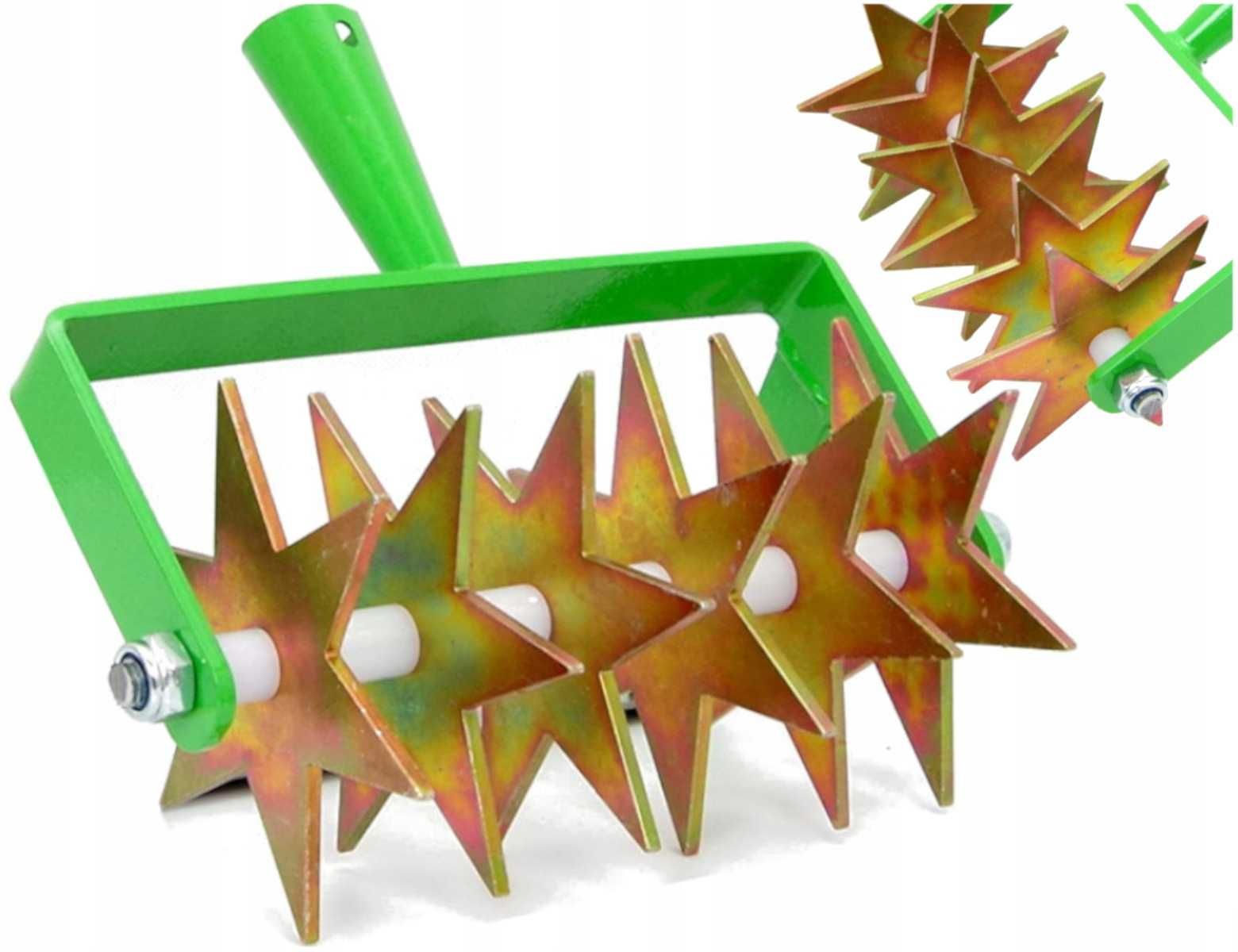 Aerator Spulchniacz Gleby Wertykulator ręczny NOWY 20cm 1,3KG