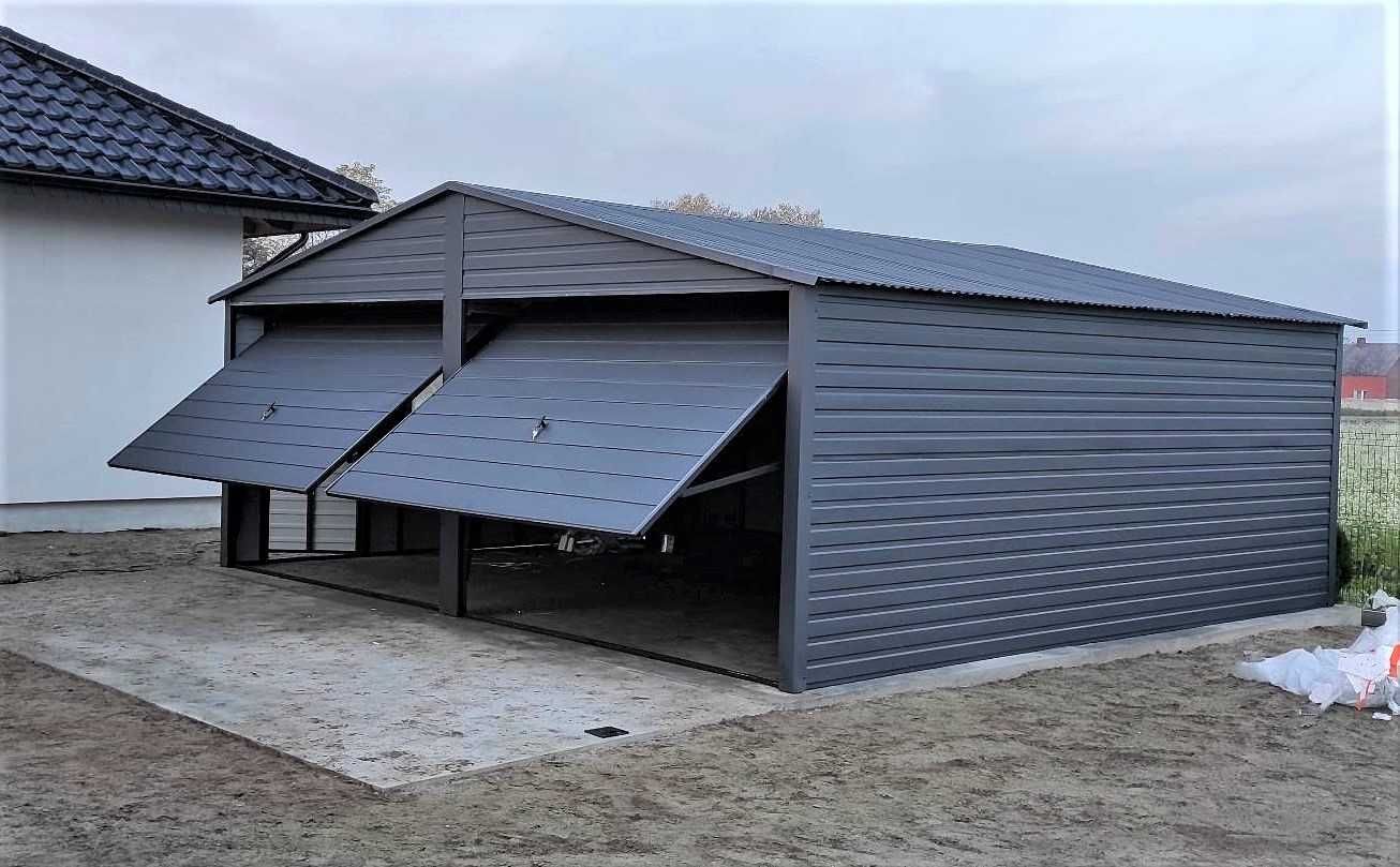 Garaż blaszany 7x5, 6x5,8 na zgłoszenie blaszak 35m2, antracyt, biały,