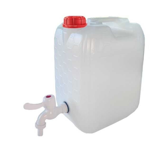 Kanister 10L z kranem, baniak na wodę plenerowy