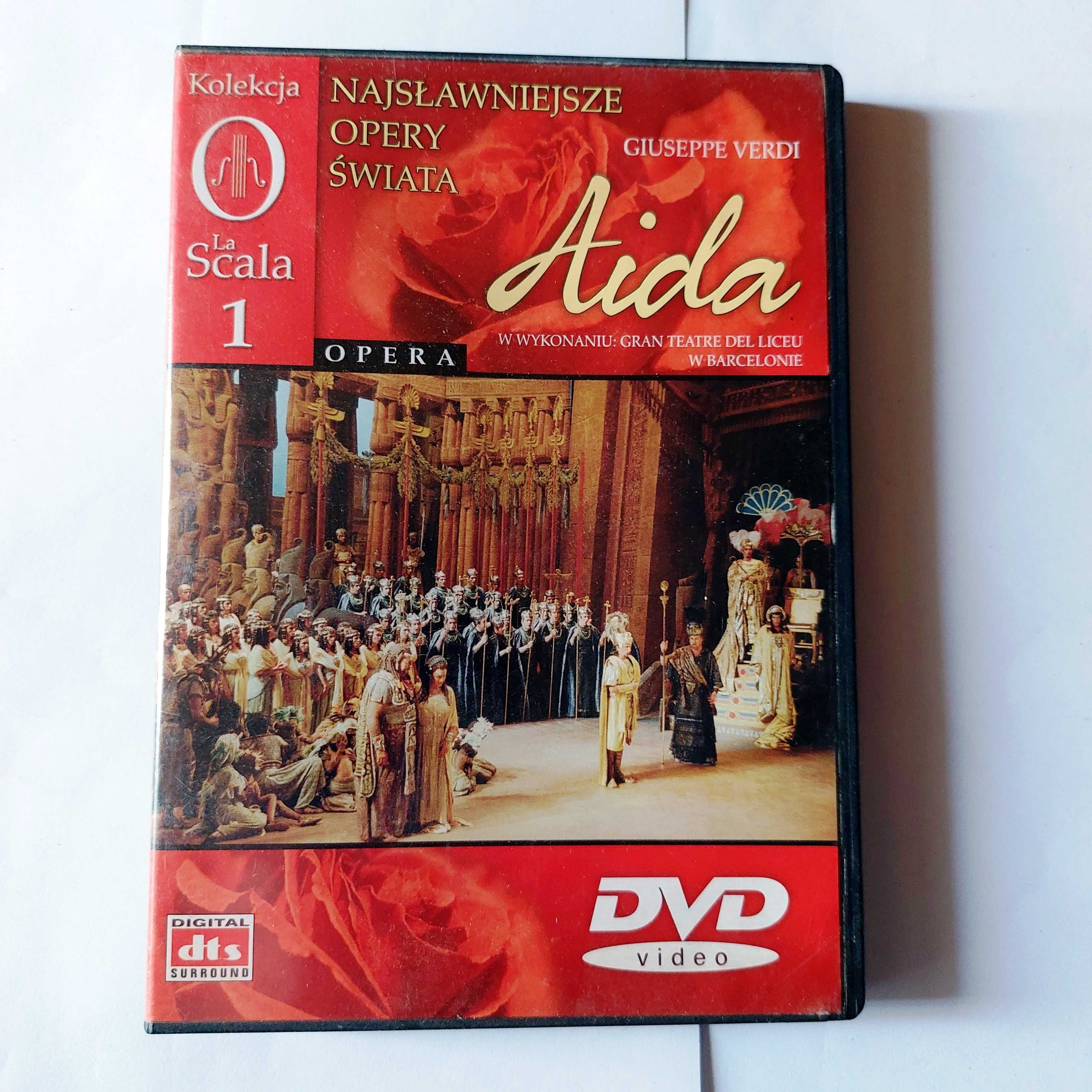 NAJSŁAWNIEJSZE OPERY ŚWIATA: Aida w wykonaniu Teatru Barcelona | DVD