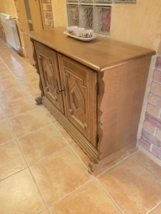 Komoda dębowa mniejsza