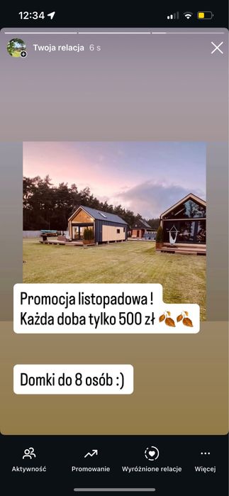 Domki na wynajem z kajakami i BANIĄ i SAUNĄ  ( jezioro i las )