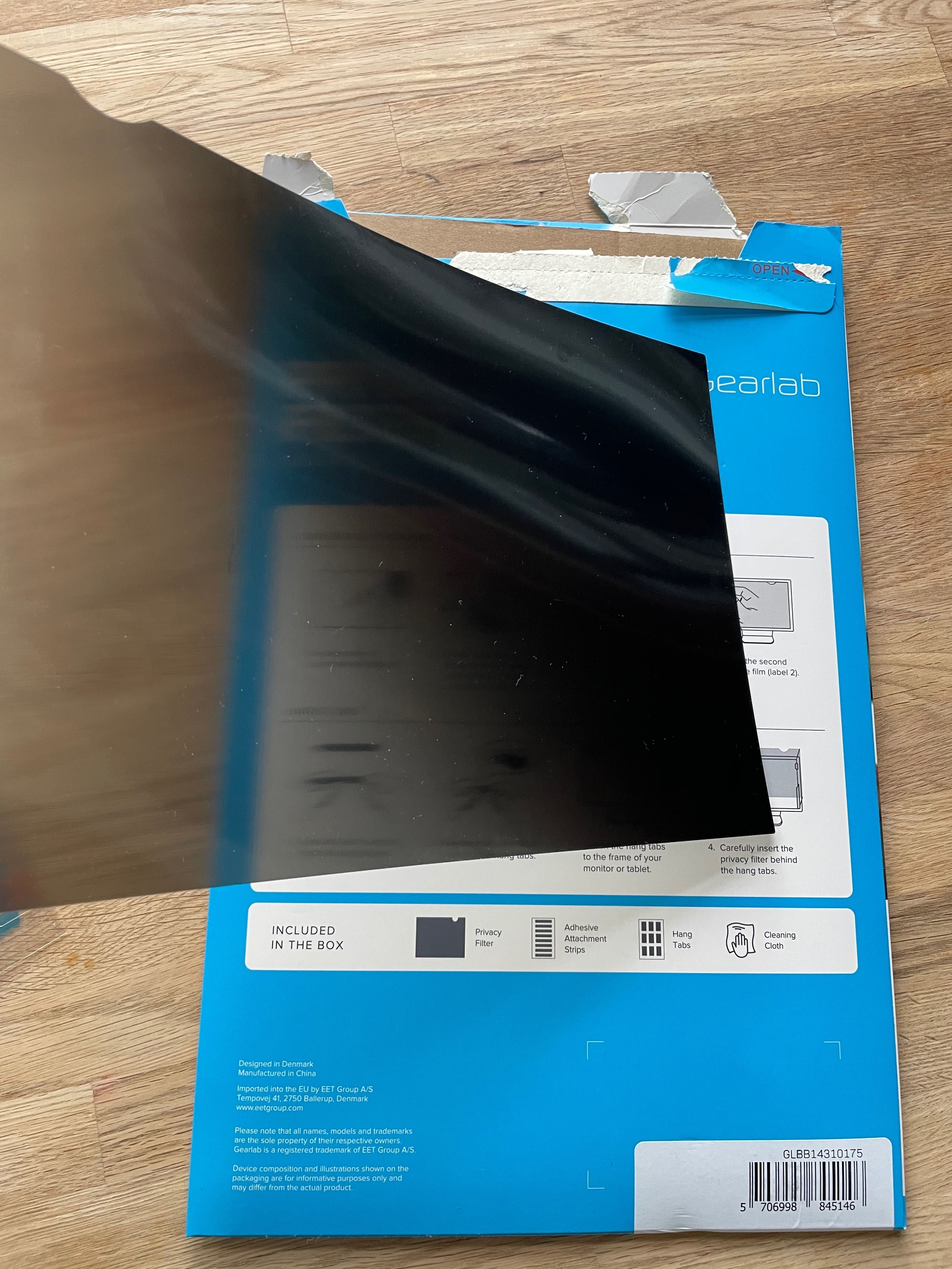 Folia prywatyzująca ekran laptopa 14cali